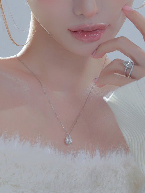 3ctペアシェイプリング / ハーフエタニティ