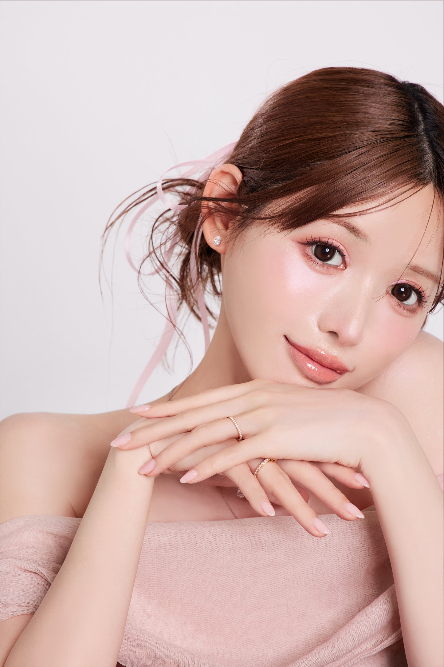 オーバルピアス/1ctダイヤモンド(トータル2ct)