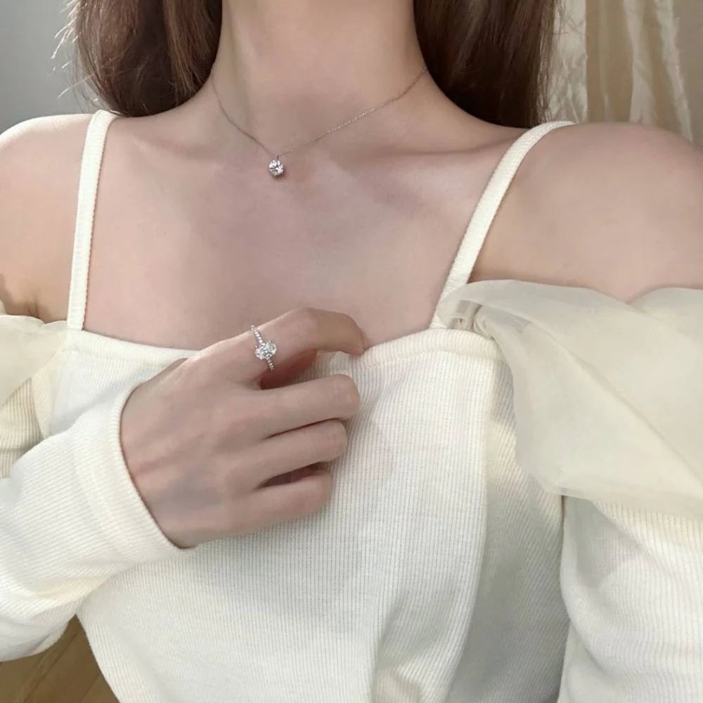 オーバルリング １ct/１line ハーフエタニティ